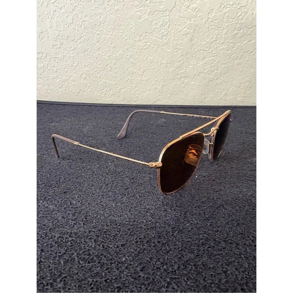 Ray-Ban RB3557 Gold RX Eyeglass Frames 51-20 Frames Only Prescription Ready